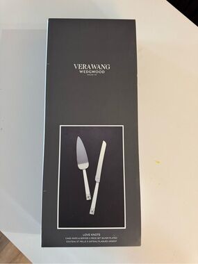 Vera Wang Wedgwood Silver Plated Cake Knife & Server Set